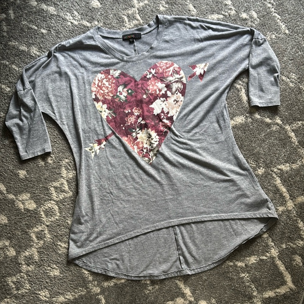 Juniors High Low Shirt